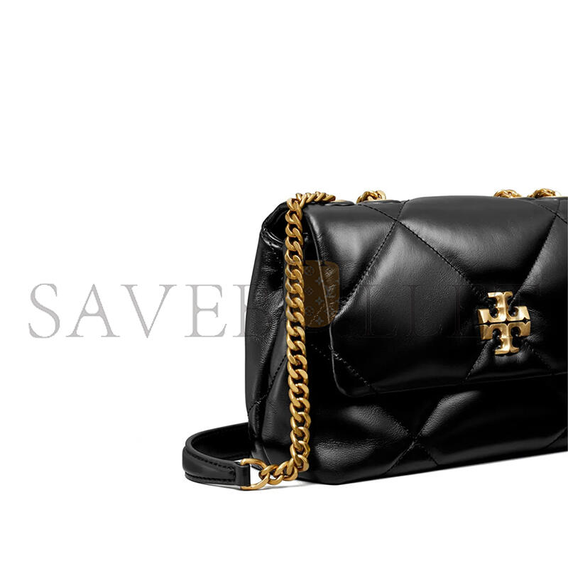 TORY BURCH KIRA SMALL CONVERTIBLE SHOULDER BAG WITH DIAMOND QUILTING  (22*15*8cm)